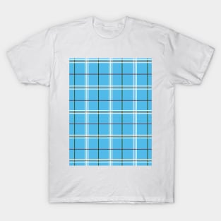 Sky Blue Plaid T-Shirt